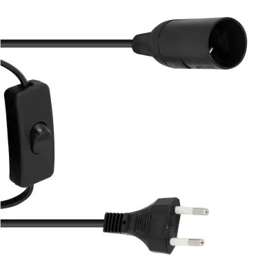 Eurolite E27 Fassung Netzkabel Schalter